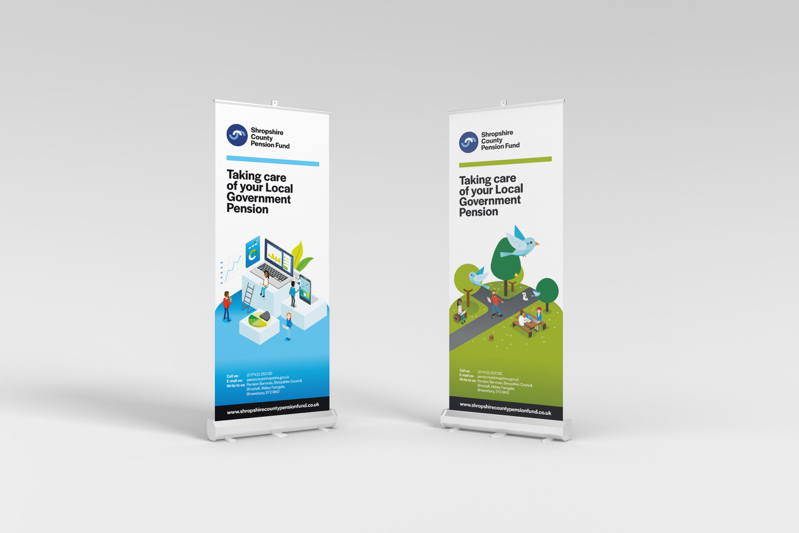 SCPF branding & Pension Smart campaign