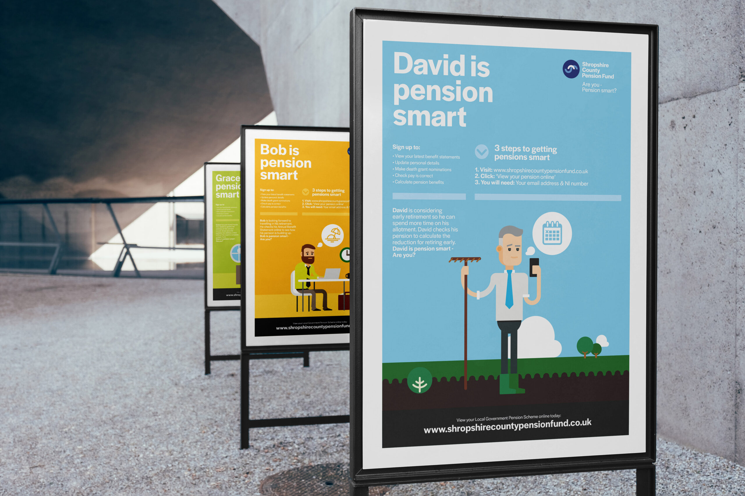 SCPF branding & Pension Smart campaign